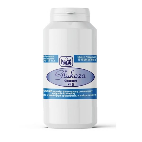 Indications : conditions hypoglycémiques chez les patients atteints de diabète diagnostiqué (par exemple, après une surdose d'insuline), conditions de carence en glucides, conditions d'épuisement pendant un exercice prolongé et pour des raisons médicales (par exemple, pour effectuer un test de tolérance au glucose par voie orale)