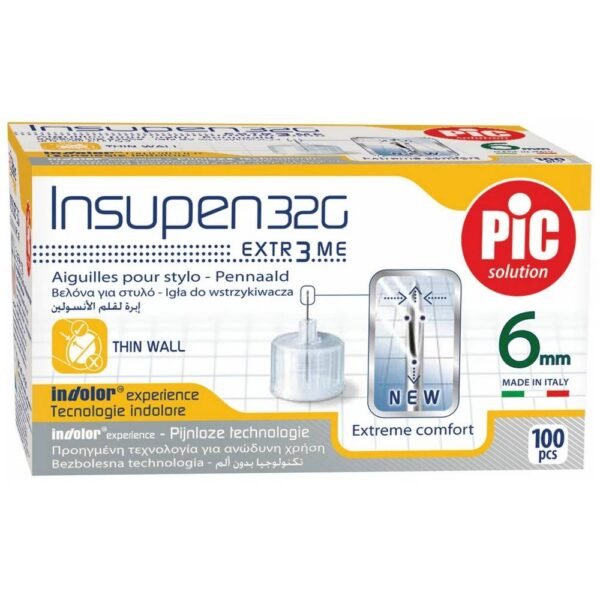 Insupen Pen needles are designed to administer insulin or growth hormone.