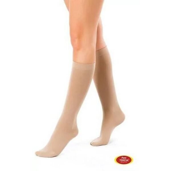 Compression stockings 1 compression class long beige size M 1 pair 8277711