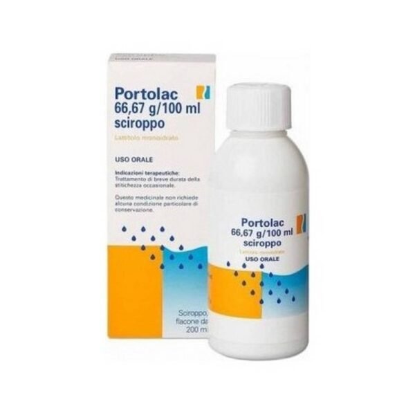 Jarabe Contra el Estreñimiento 200 ml Portolac,Sirop Contre la Estreñimiento 200 ml Portolac
