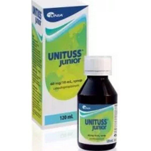Unituss Junior, 0,06 g/10ml, 120 ml, Unia