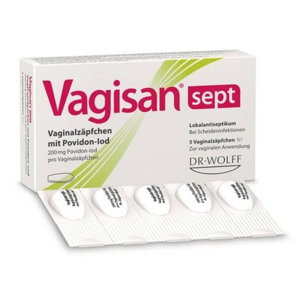 suppositoires vaginaux antiseptiques uniques contre les infections vaginales