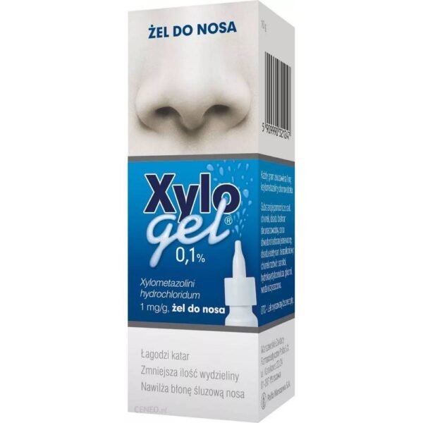 Xylogel 0.1% causa vasoconstricción, reduce la hinchazón y la hiperemia de la mucosa nasofaríngea y reduce la cantidad de secreción.