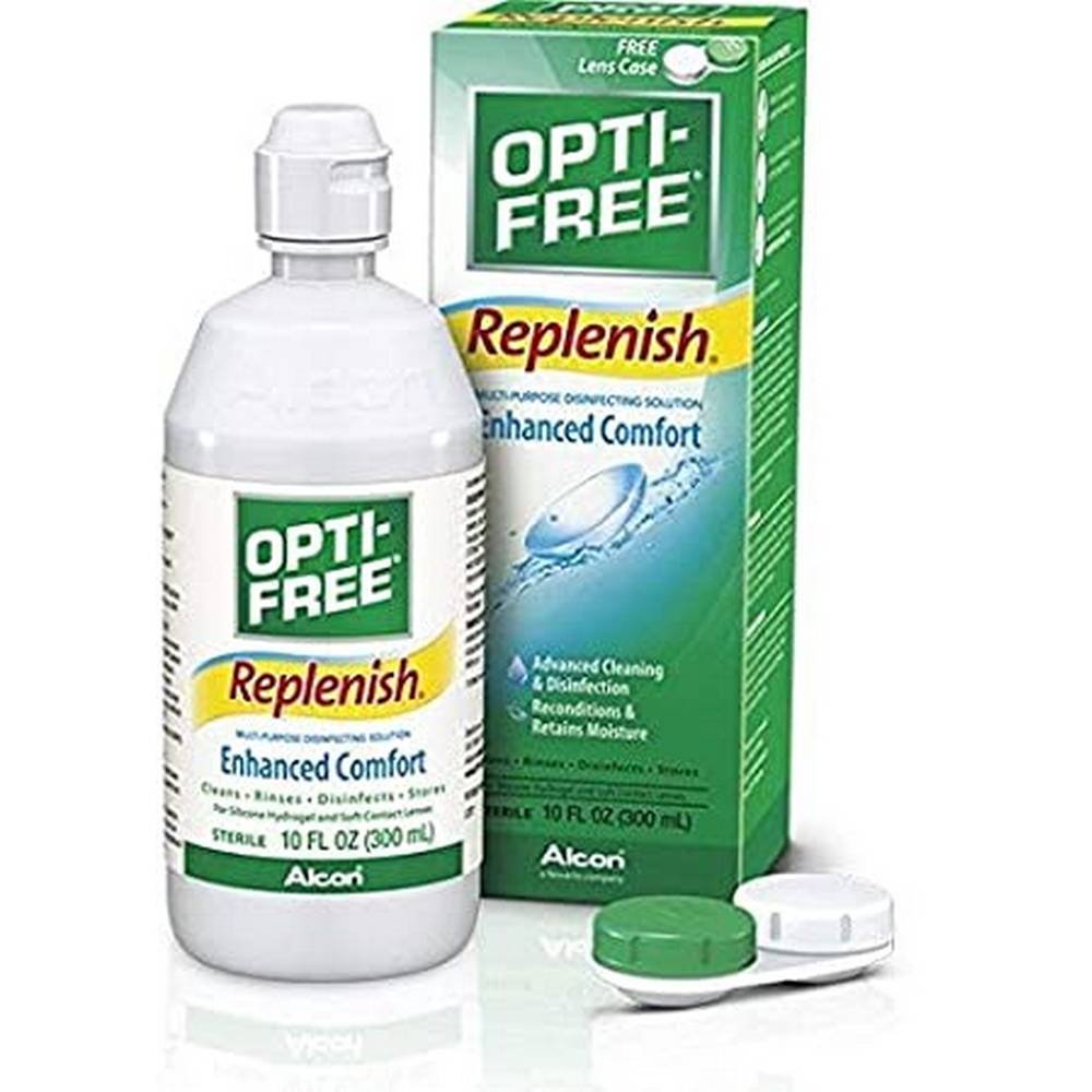 opti free replenishment for 120 lenses alcon Многофункциональный раствор, предназначенный для регенерации и очистки мягких контактных линз.