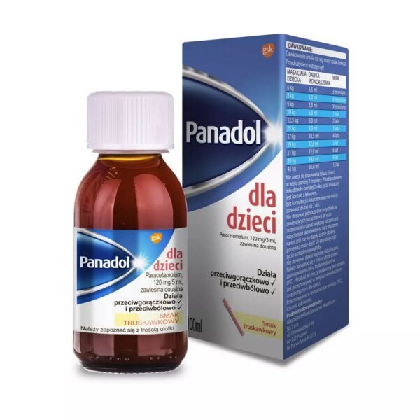 Panadol for children is a medicine with antipyretic and analgesic properties.