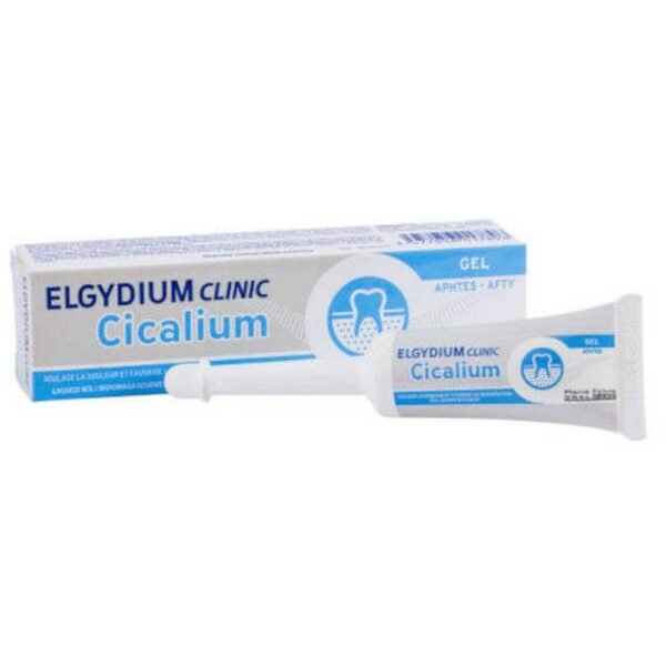 ELGIDIUM Clinic Cicalium dental gel relieves pain and accelerates the healing of lesions in the oral cavity.
