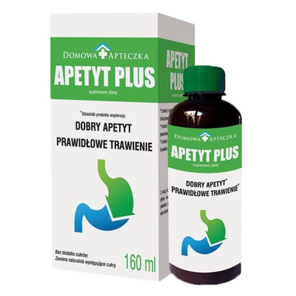 Appetite Plus 3+ Home First Aid Kit, 160 ml Indications: Apetit Plus 3+ Home First Aid Kit is a supplement for children.