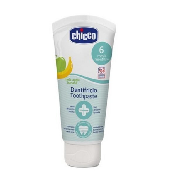 Chicco toothpastes have different properties to meet the requirements of the different stages of child's tooth development.
