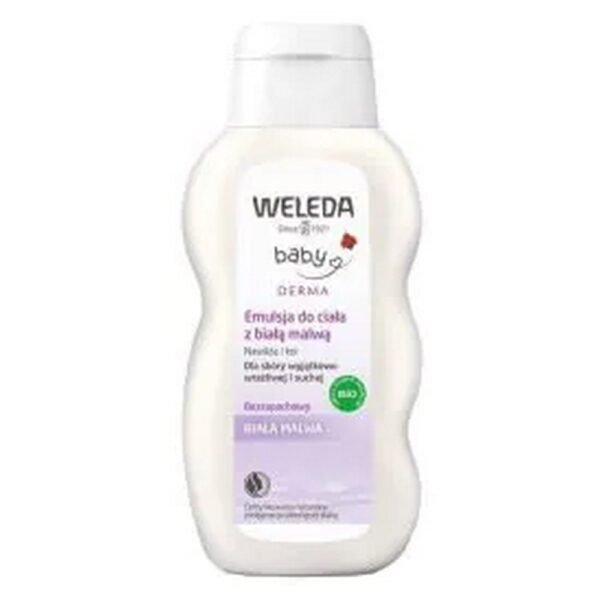 Organic white mallow extract envelops the baby in a cooling protective film, with pansy extract, which is gentle on the skin, soothes irritations, and organic coconut and sesame oils nourish the skin.