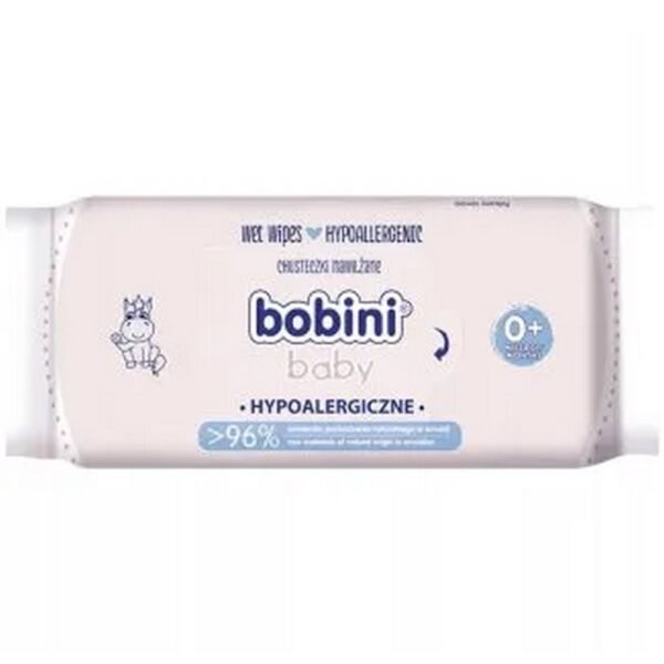 The most gentle care of baby's skin with Bobini baby Sensitive wet wipes.