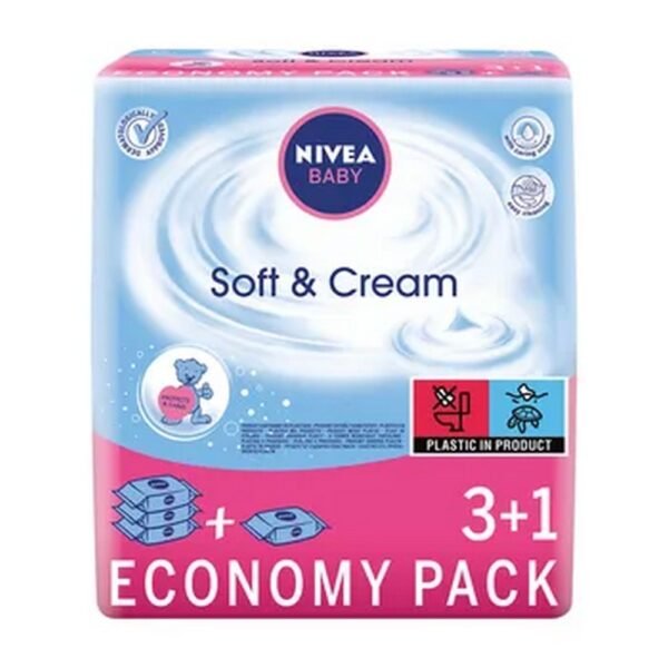 Baby Soft&Cream Care wipes for children and babies Economy Pack.