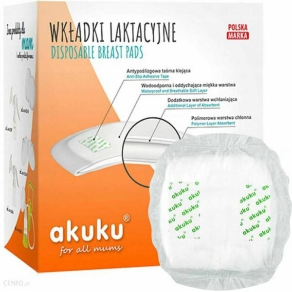 AKUKU breast pads are extremely comfortable and discreet with a three-dimensional shape.