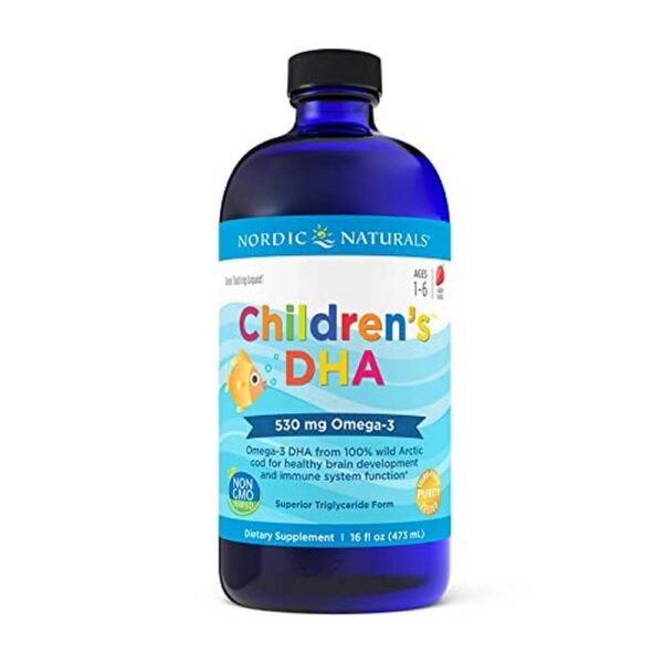 Nordic Naturals Children's DHA Omega 3 is a dietary supplement created especially for children. It is produced from wild Arctic cod.