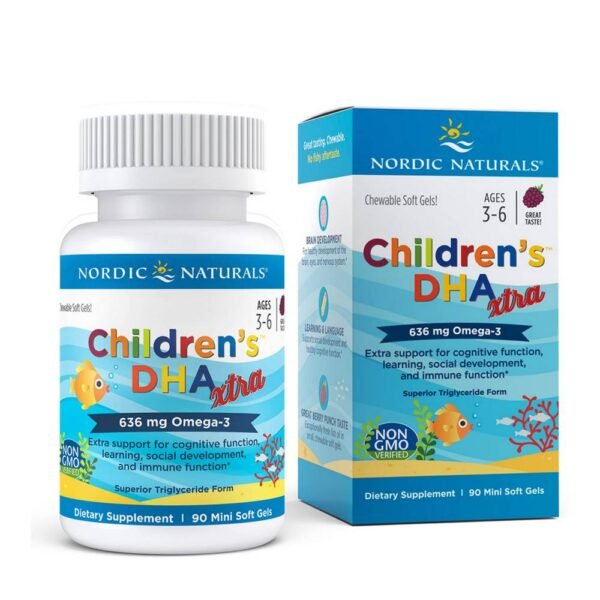 Nordic Naturals Children's DHA is a dietary supplement created especially for children. It is produced from wild Arctic cod.