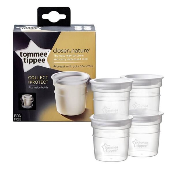 Los contenedores de leche Closer to Nature le permiten extraer, medir, etiquetar y almacenar su leche materna.