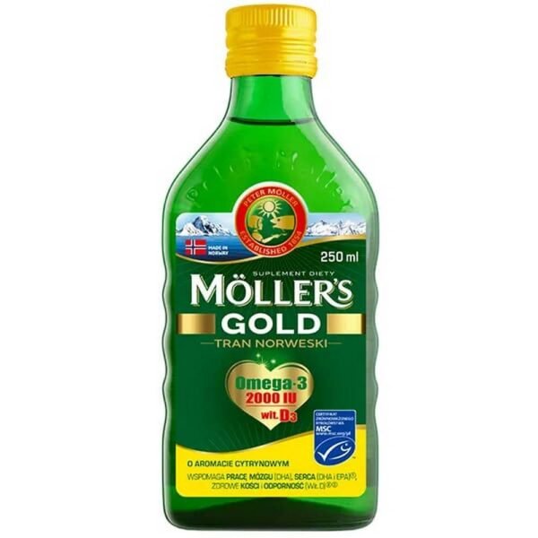 Mollers baby supplements. Product form: