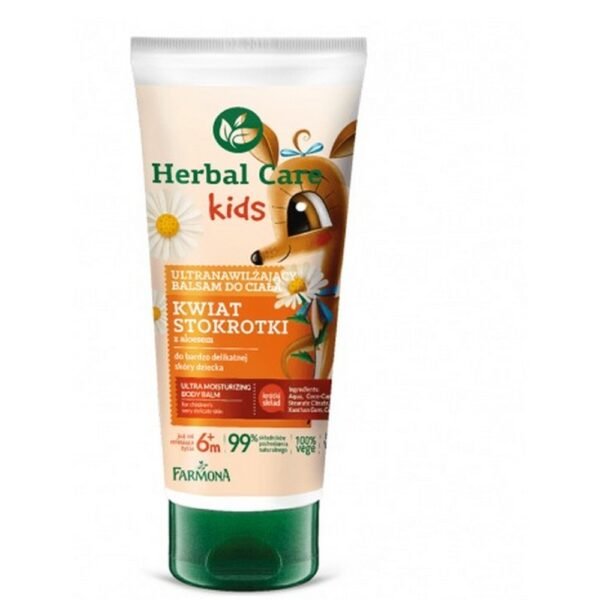 Ultra-moisturizing body lotion with daisy flower and aloe vera developed for the