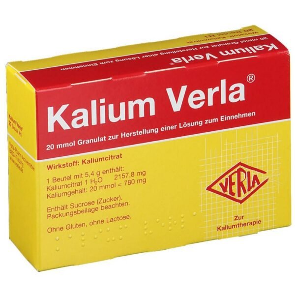 Active ingredient: potassium citrate