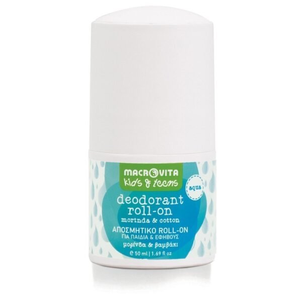 Natural deodorant, effective and friendly to the skin of children and adolescents,