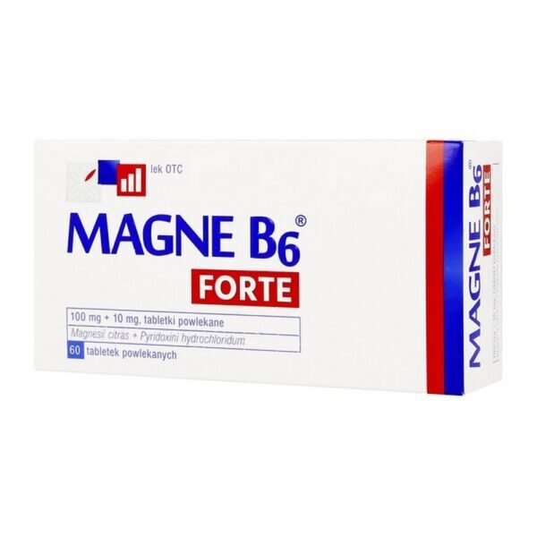 Magne B6 Forte is a medicinal product in the form of coated tablets, which supplements the deficiencies of magnesium and / or vitamin B6 in the body. It is intended for children from 6 years of age and adults. It contains a well-absorbed magnesium salt - citrate.