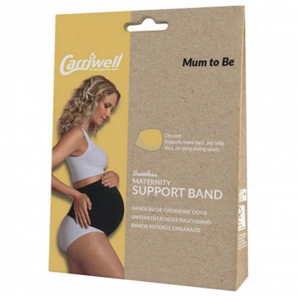 El cinturón de maternidad sin costuras de Carriwell es perfecto para mujeres embarazadas que sufren de dolor de espalda.