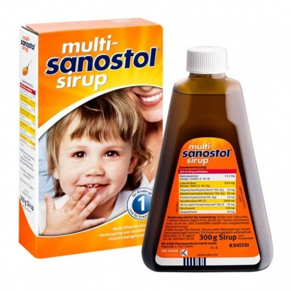 The taste of the syrup is tailored to the needs of children, making it easier to take regularly.