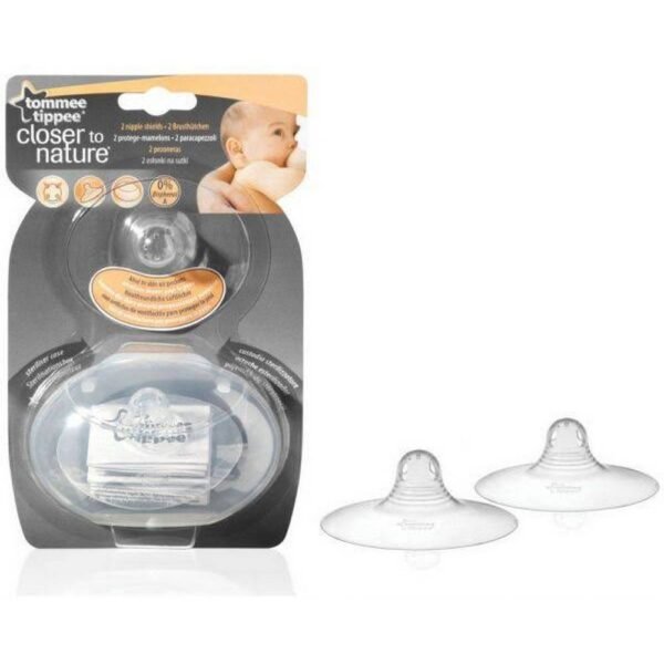 Protège-tétons Tommee Tippee Nos protège-tétons imitent les mouvements naturels, l'élasticité et la texture du sein d'une mère, permettant à votre bébé de le prendre et de le téter facilement.