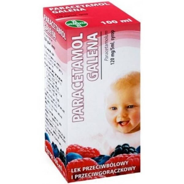 Paracetamol Galena in the form of syrup is an analgesic and antipyretic drug intended especially for children.