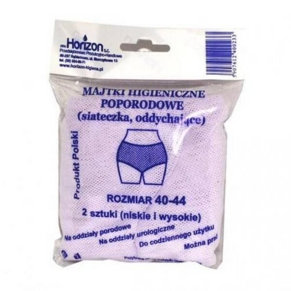 Hygienic postpartum panties are made of mesh that breathes so that we feel comfortable and light.