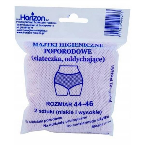 Hygienic postpartum panties are made of mesh that breathes so that we feel comfortable and light.