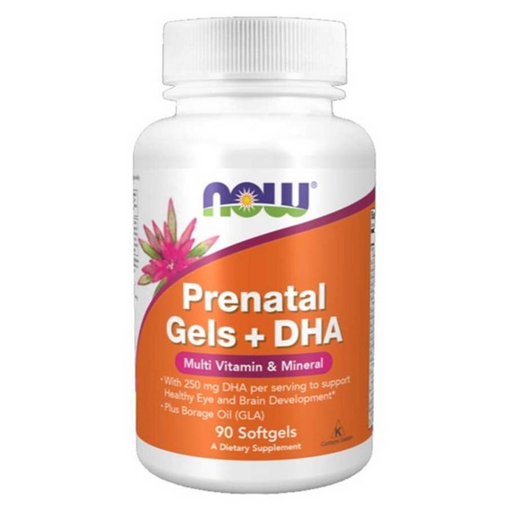 prenatal gels dha 90 softgels now foods Le supplément NOW Foods est destiné aux femmes enceintes. La période de grossesse nécessite une attention particulière axée sur le soutien de l'organisme surchargé de la mère et de l'enfant en développement. Le produit contient un mélange complet pour prendre en charge les deux.