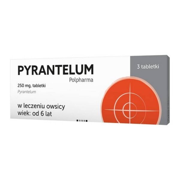 Pyrantelum Polpharma    is a drug with an antiparasitic effect. The drug is used for pinworm infection in adults and children older than 6 years.