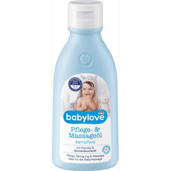 The light babylove care milk cares for the delicate skin of the baby - provides a cozy softness.