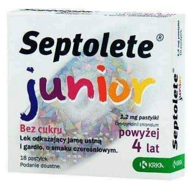 Septolete Cherry has a local disinfecting effect. It contains a disinfectant - cetylpyridinium chloride, which has a bactericidal effect, it also works on some viruses and fungi.