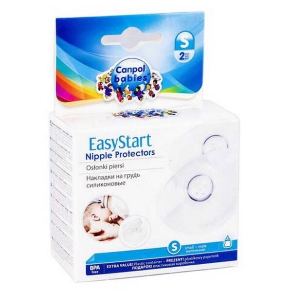 Made of soft silicone, breast shields protect sore and cracked nipples and accelerate healing , enabling painless feeding.