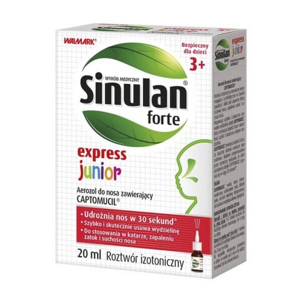 For children from 3 years of age and adults. . The nasal spray containing CAPTOMUCIL® in the form of an isotonic solution is used as an adjunct in inflammatory conditions such as rhinitis, sinusitis and in case of runny or dry nose.