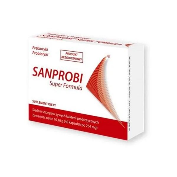 Un probiotique multi-souches moderne, efficace et sûr. Il contient une composition de sept souches de bactéries probiotiques vivantes et de deux prébiotiques.