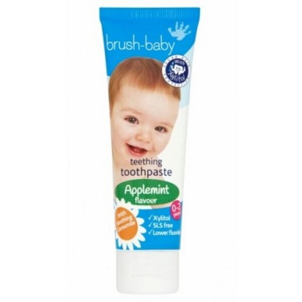 Toothpaste with a pleasant taste of apple-mint with the addition of chamomile