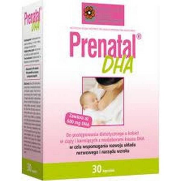Prenatal DHA es una preparación única que complementa la dieta de mujeres embarazadas y lactantes con ácidos grasos omega-3, en particular DHA.