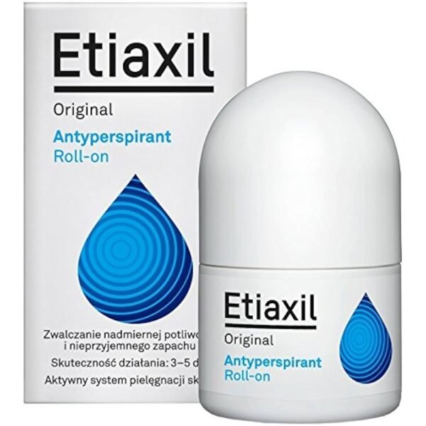 Etiaxil Original antiperspirant keeps the skin dry, providing a feeling of freshness.