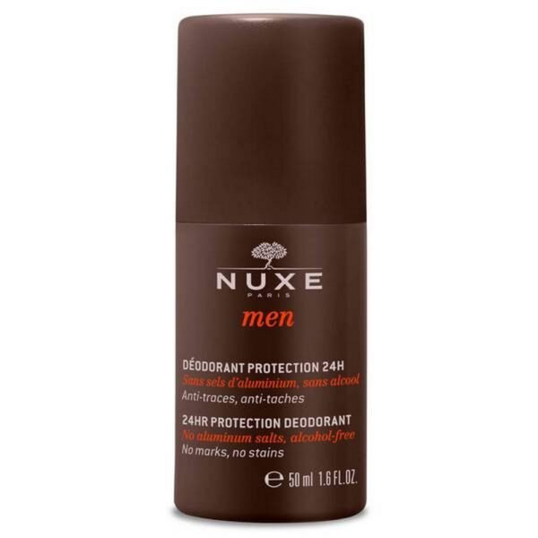 Alcohol-free, aluminum salt-free NUXE Men deodorant provides 24-hour protection.