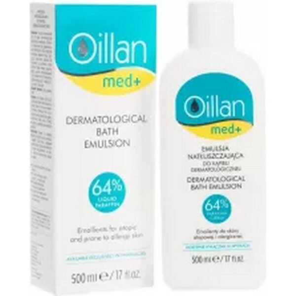 n Med+ moisturizing emulsion  is intended for dermatological baths for irritated, itchy, chronically dry skin with diagnosed dermatoses .