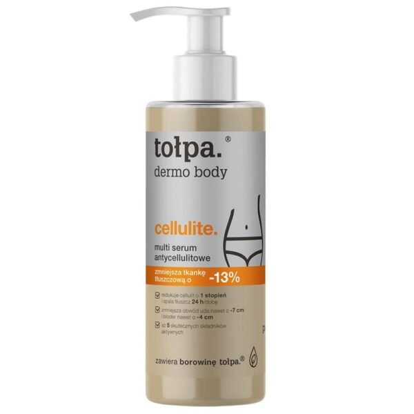 tołpa cellulite multi anti-cellulite serum burns fat 24 hours a day and prevents its deposition.
