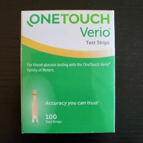 One Touch Verio Test Strips, 100ct Count each