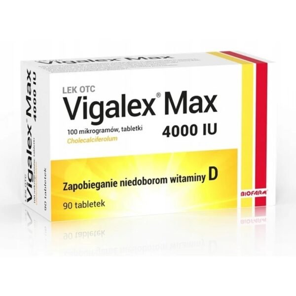 Вигалекс Макс 4000 IU, 90,Vigalex Max 4000 IU, 90 tabletek,Вигалекс Макс
