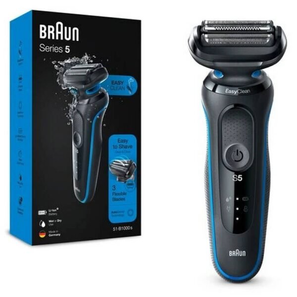 This electric shaver for men is 100% waterproof and suitable for wet and dry shaving.