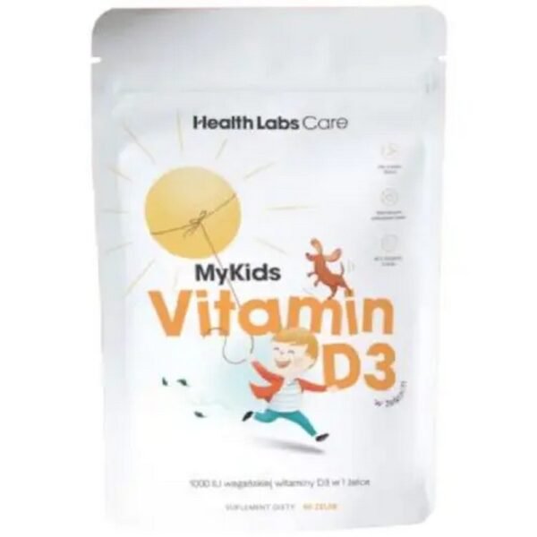 Health Labs Care MyKids Vitamin D3 vegan vitamin D in jellies is a dietary supplement intended for children from 3 years of age.