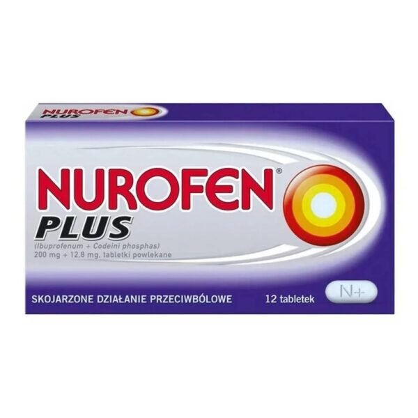 Нурофен Плюс 12,Nurofen Plus 12 tabletek,Нурофен Плюс