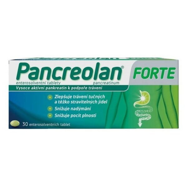PANCRÉOLIEN FORTE TBL 30X 220MG, PANCREOLAN FORTE TBL 30X 220MG, ZENTIVA A.S.