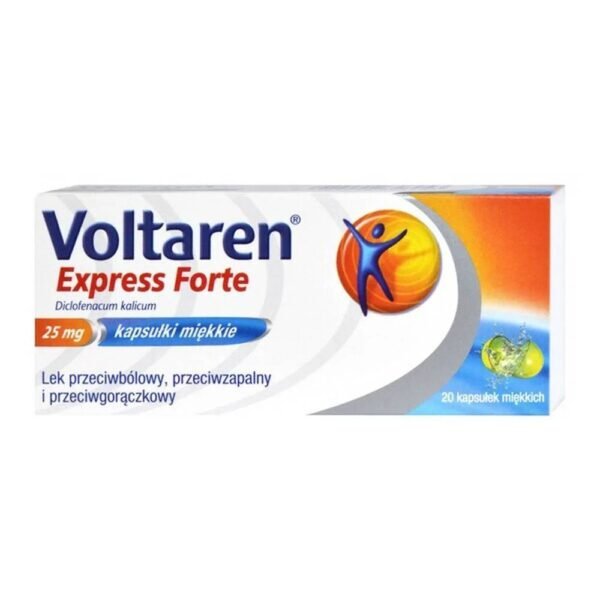 Voltaren Express Forte es un fármaco que tiene propiedades analgésicas y antiinflamatorias.